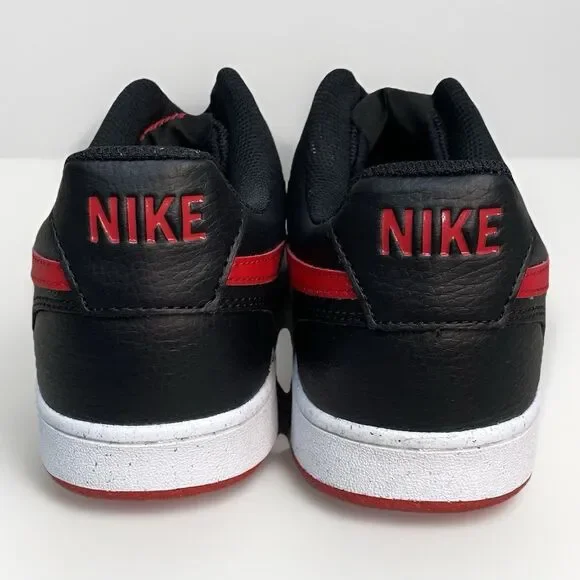 Nike Court Vision LO NN Men’s 10.5 Basketball Sneaker Black University Red White